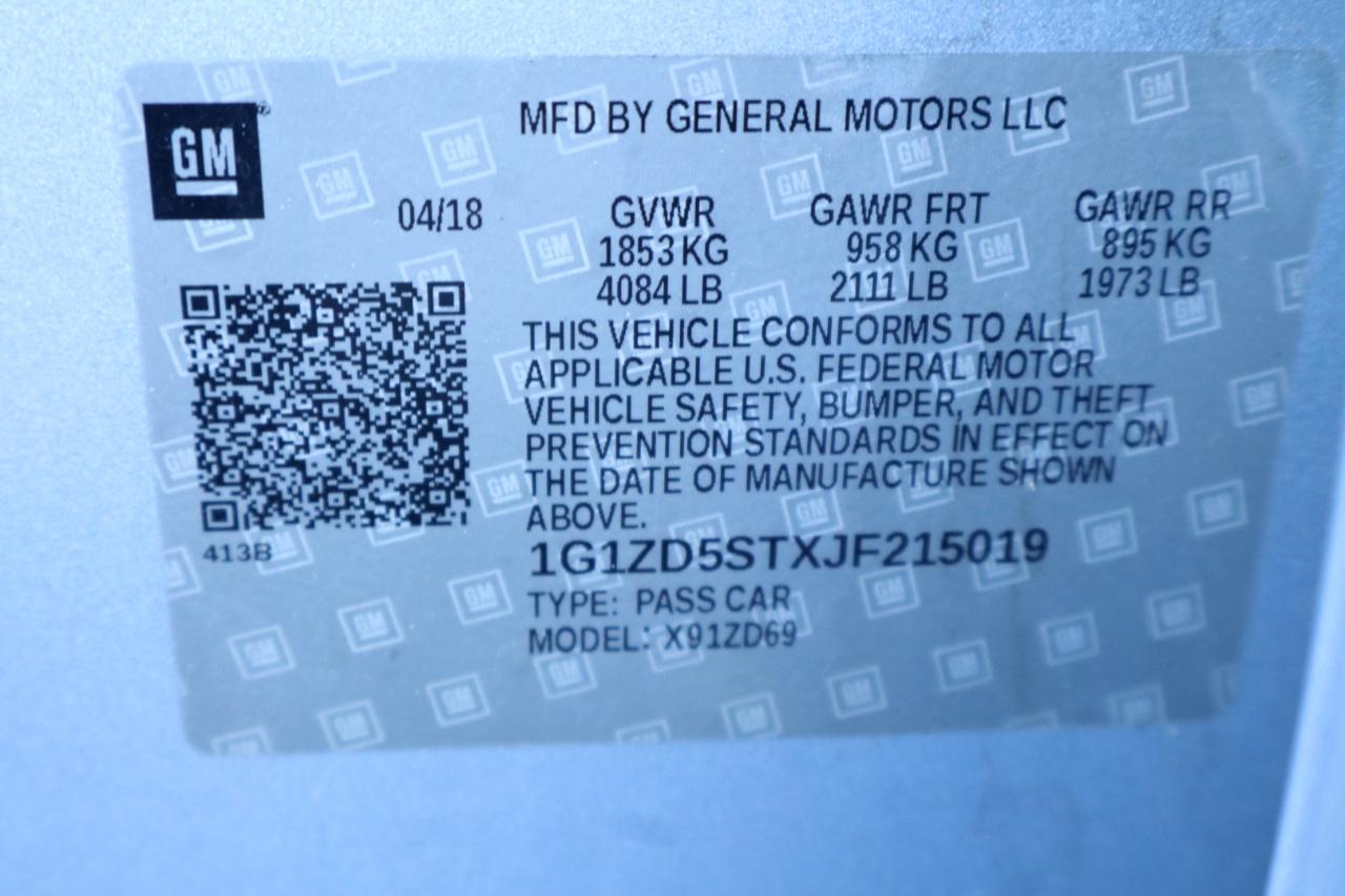 Chevrolet Malibu 4dr Sdn LT w/1LT 2018