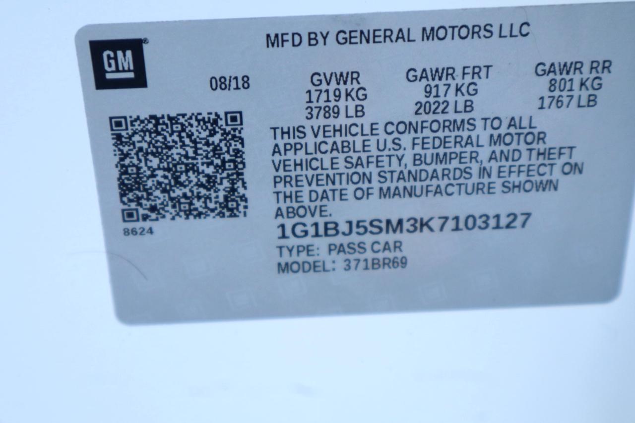 Chevrolet Cruze 4dr Sdn CVT 2019