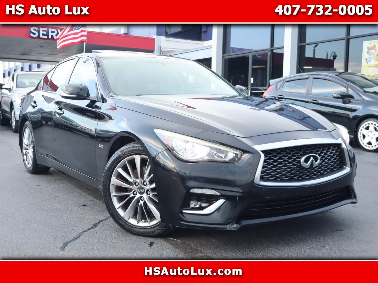 Infiniti Q50 3.0t LUXE RWD 2018