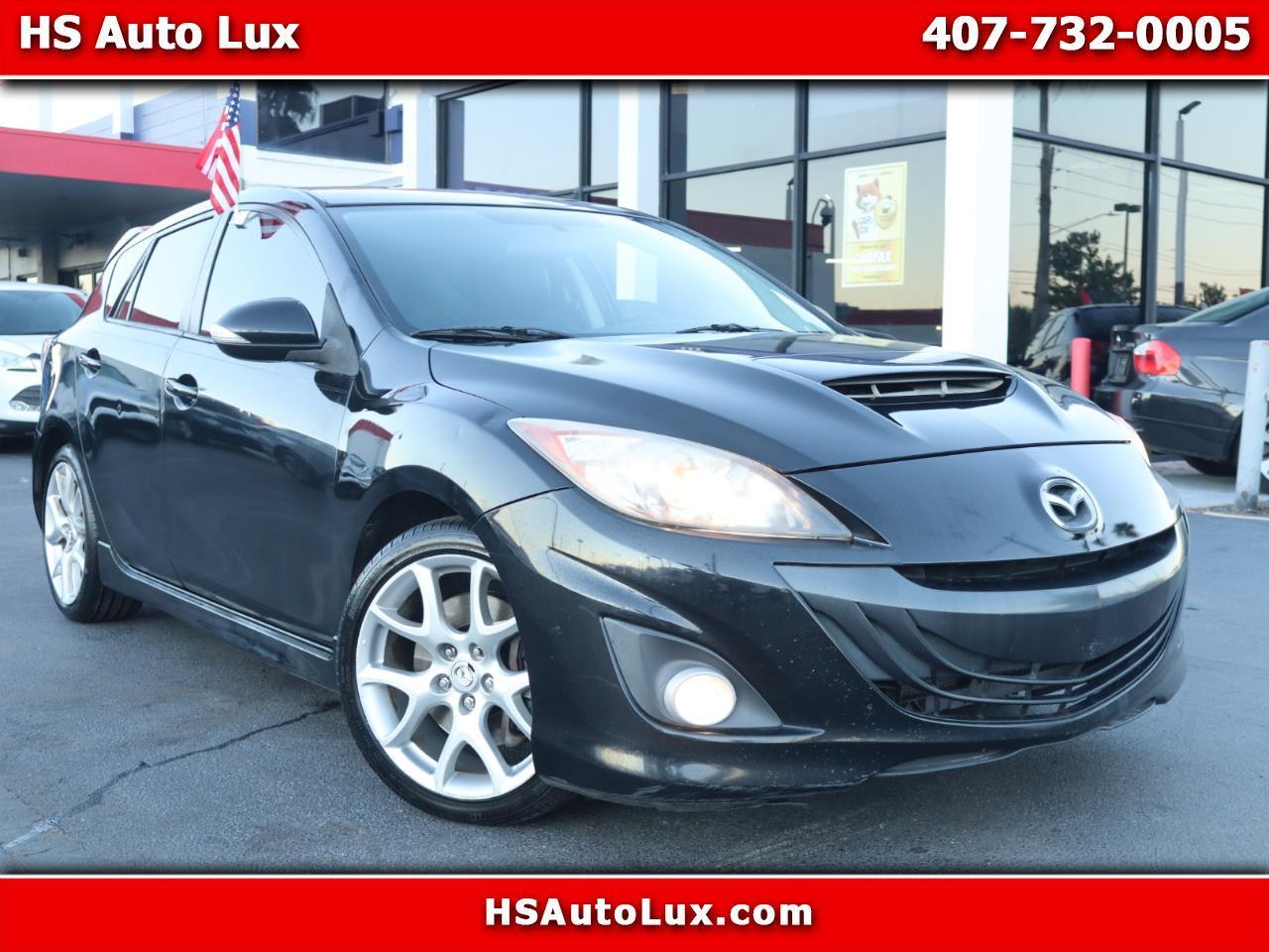 Black 2010 Mazda MAZDASPEED3 Hatchback Front-Wheel Drive Manual