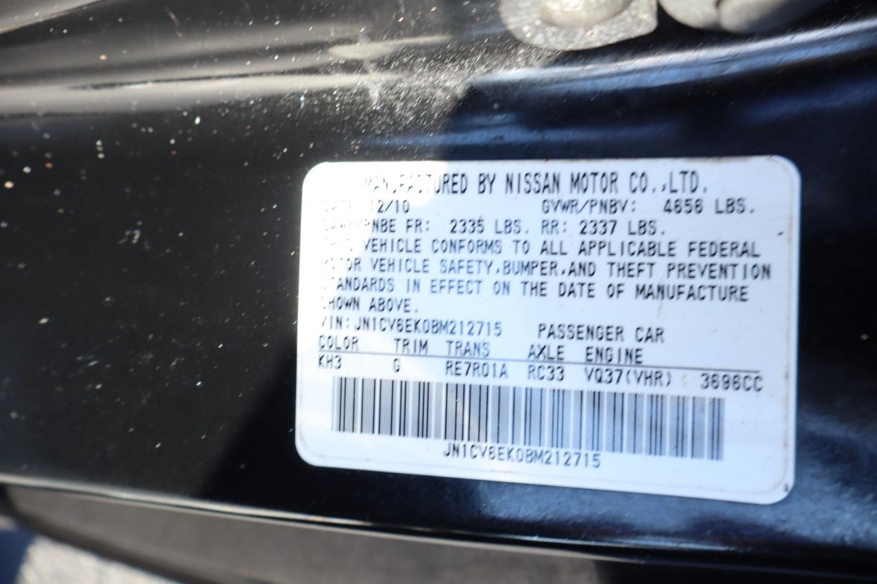 Infiniti G37 Coupe 2dr Journey RWD 2011