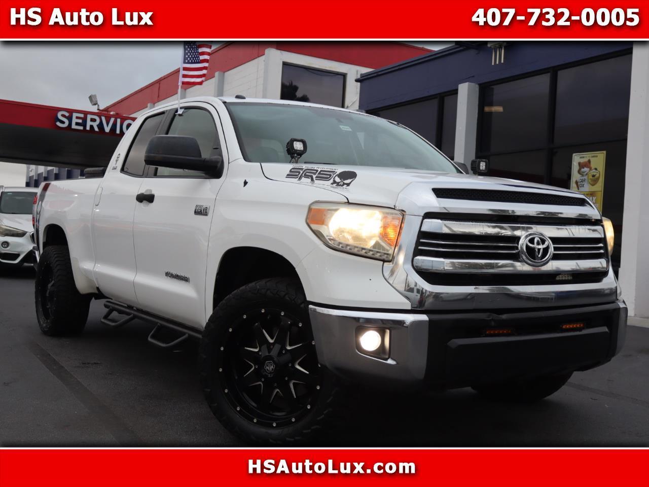 Toyota Tundra 4WD Truck Double Cab 5.7L FFV V8 6-Spd AT SR5 (Natl) 2016