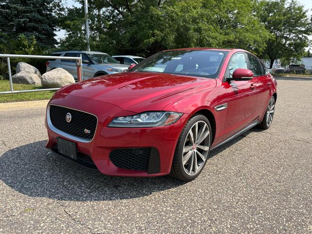 Red 2017 Jaguar XF Sedan All-Wheel Drive Automatic