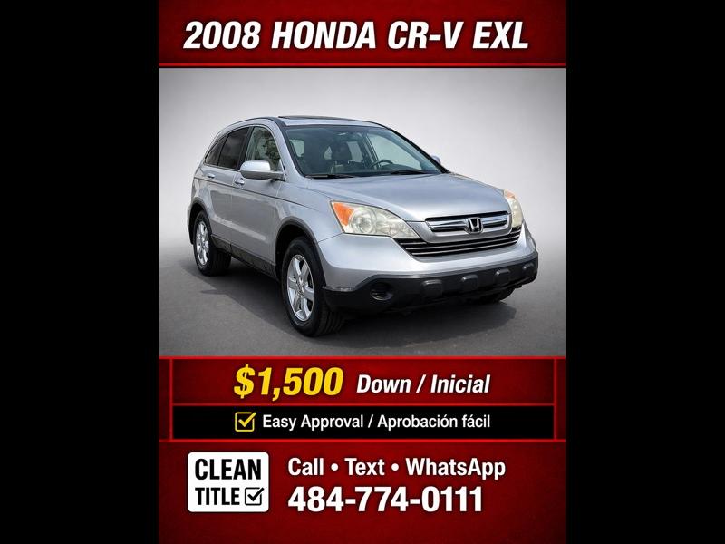 2008 Honda CR-V EX-L 4WD AT with Navigation