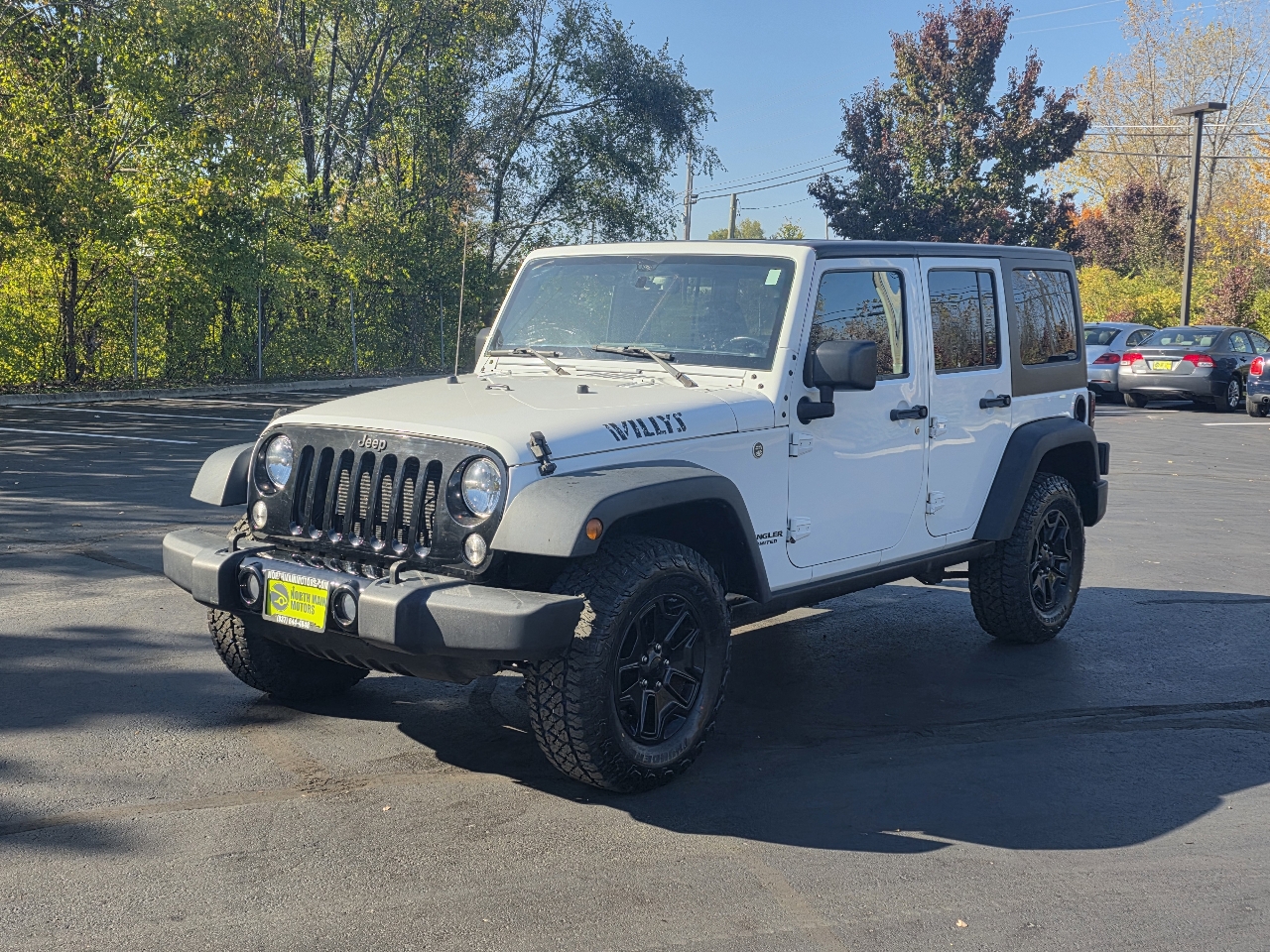Jeep Wrangler Unlimited Willys Wheeler 4x4 2017 Jeep Wrangler Unlimited Willys Wheeler 4x4 2017