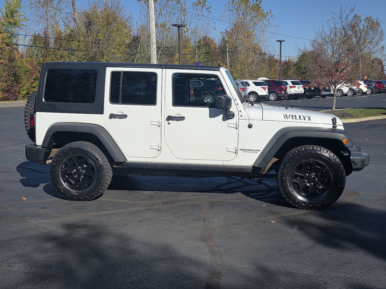 Jeep Wrangler Unlimited Willys Wheeler 4x4 2017 Jeep Wrangler Unlimited Willys Wheeler 4x4 2017