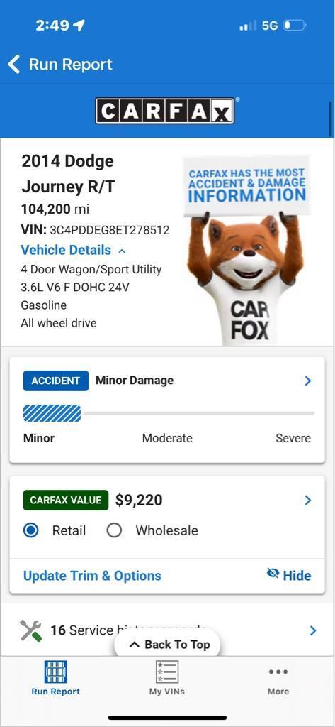 Dodge Journey R/T AWD 2014