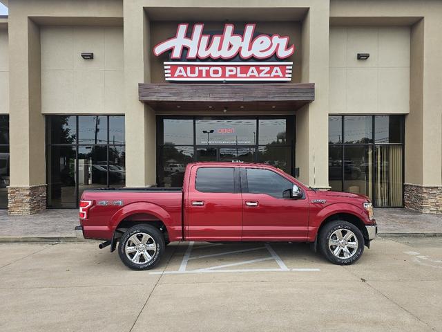Red 2019 Ford F-150 Pickup Truck Four-Wheel Drive Automatic