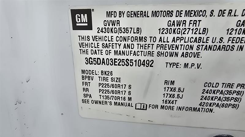 2005 Buick Rendezvous CX - Photo 12