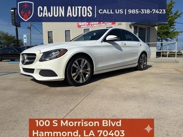 White 2016 Mercedes-Benz C-Class C 300 Sport 4MATIC Sedan All-Wheel Drive 7-Speed Automatic