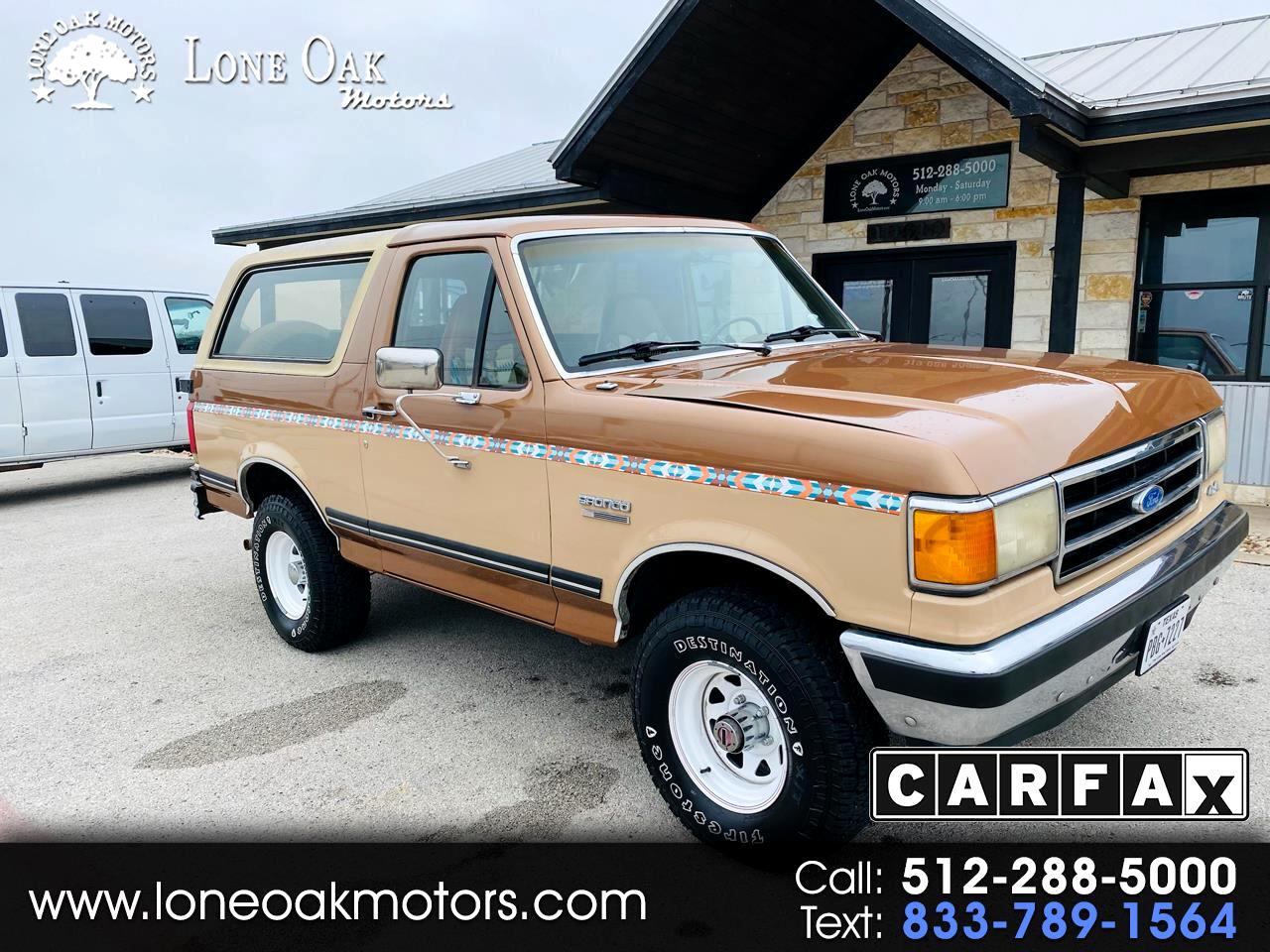 Used 1989 Ford Bronco 105" WB Eddie Bauer for Sale in Austin TX 78736