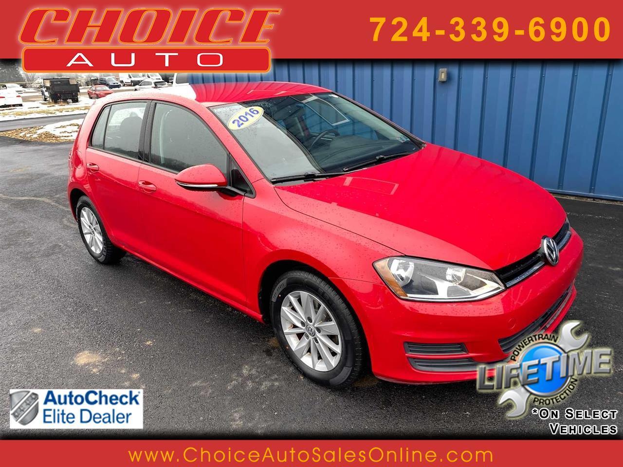 2016 Volkswagen Golf TSI S 6A