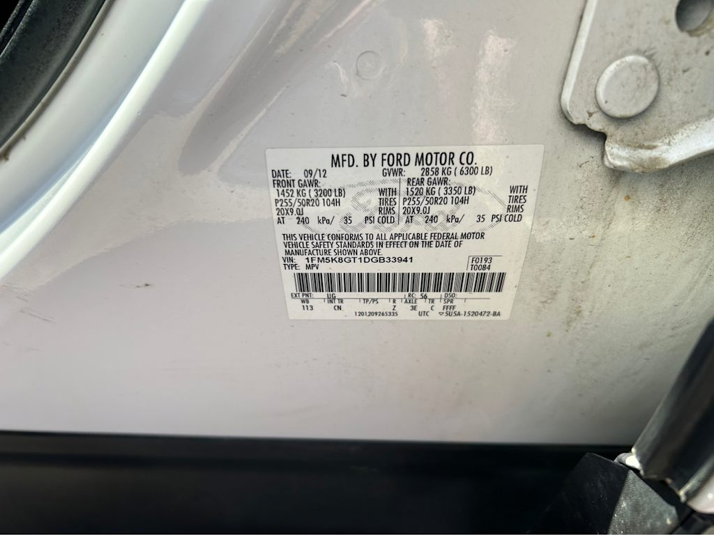 Ford Explorer Sport 4WD 2013