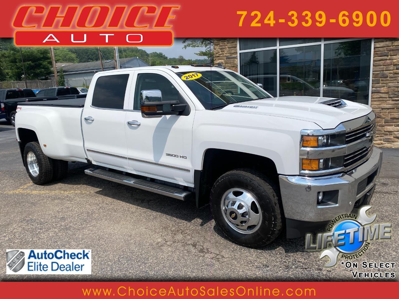 Used 2017 Chevrolet Silverado 3500HD LTZ Crew Cab 4WD for Sale in