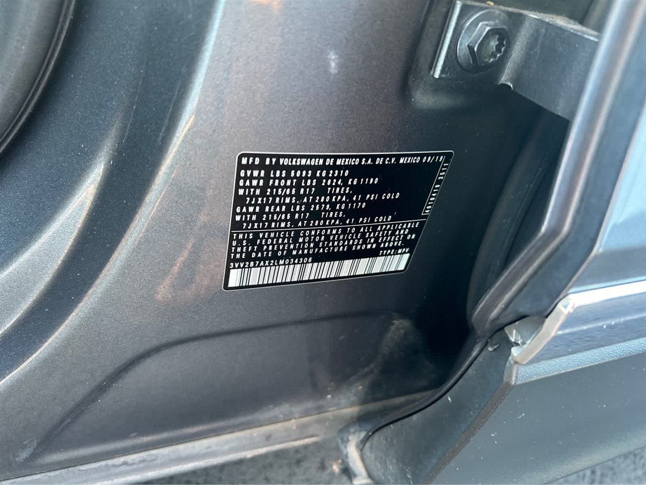 Volkswagen Tiguan SE 4Motion AWD 2020 Volkswagen Tiguan SE 4Motion AWD 2020