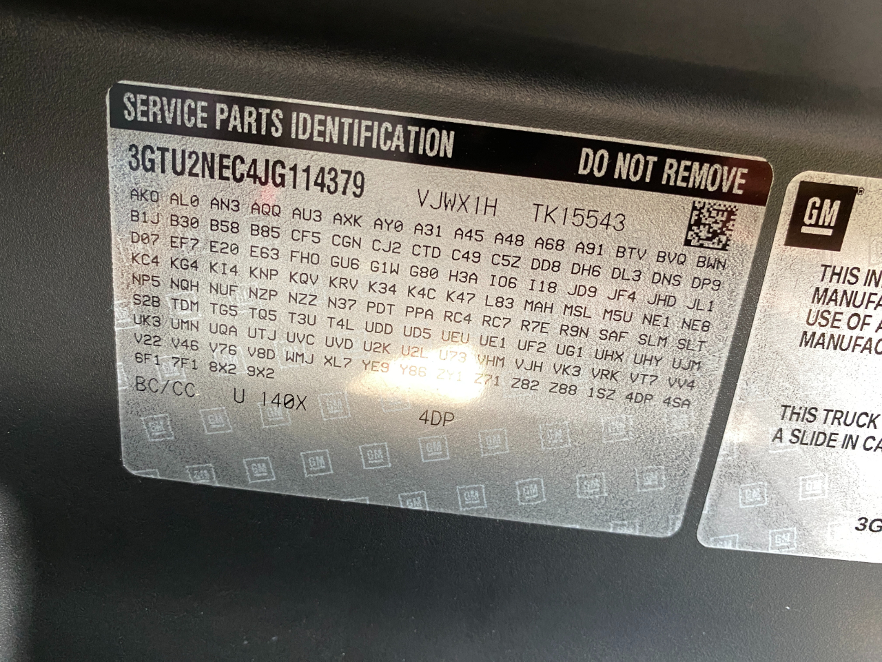 GMC Sierra 1500 SLT Crew Cab Short Bed 4WD 2018