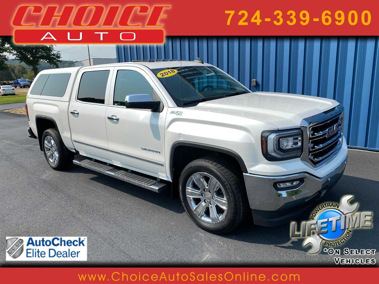2018 GMC Sierra 1500 SLT Crew Cab Short Bed 4WD