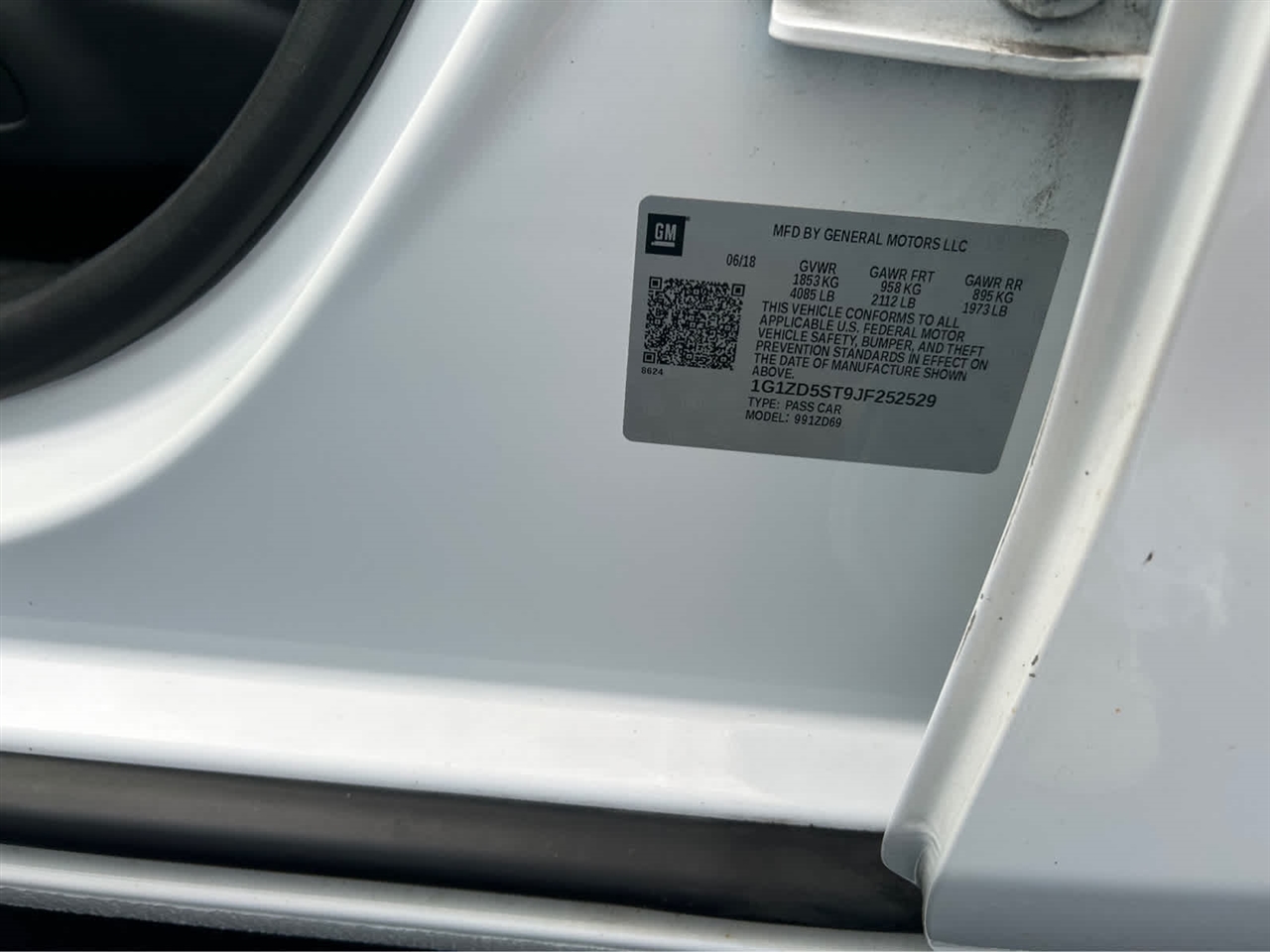 Chevrolet Malibu LT 2018 Chevrolet Malibu LT 2018