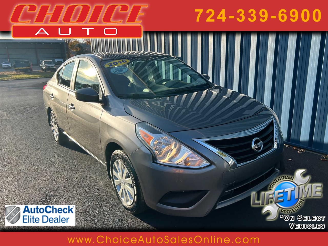 2016 Nissan Versa 1.6 S 5M