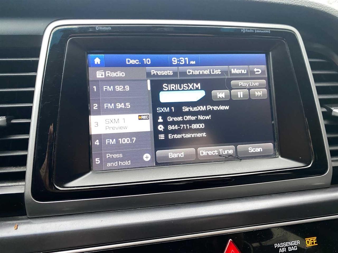 Hyundai Sonata SEL 2.4L 2019