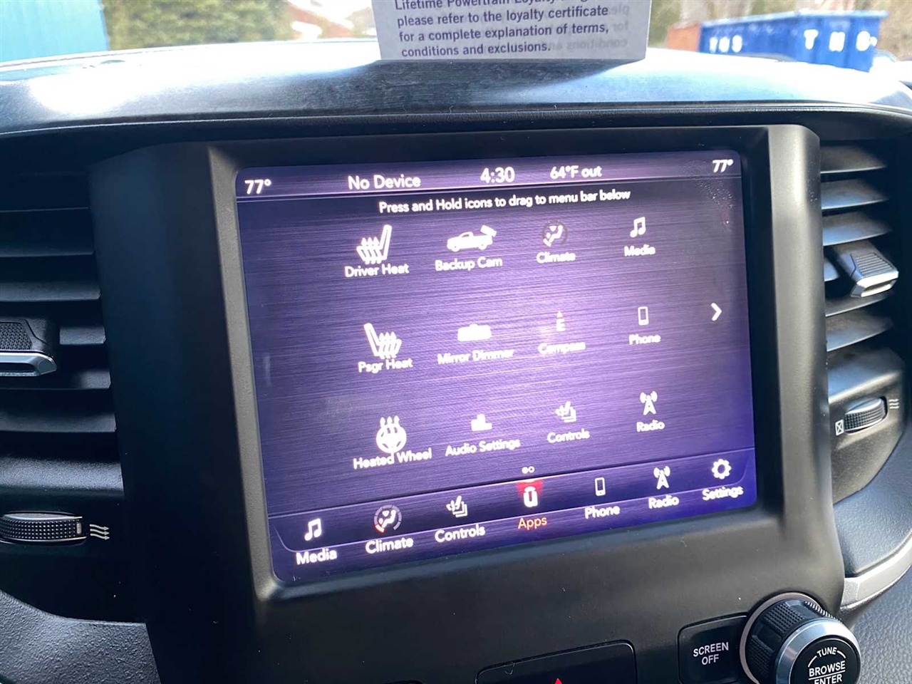 RAM 1500 Big Horn Quad Cab 4WD 2019