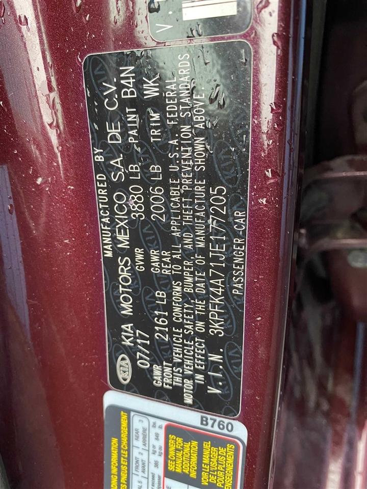 Kia Forte LX 6A 2018