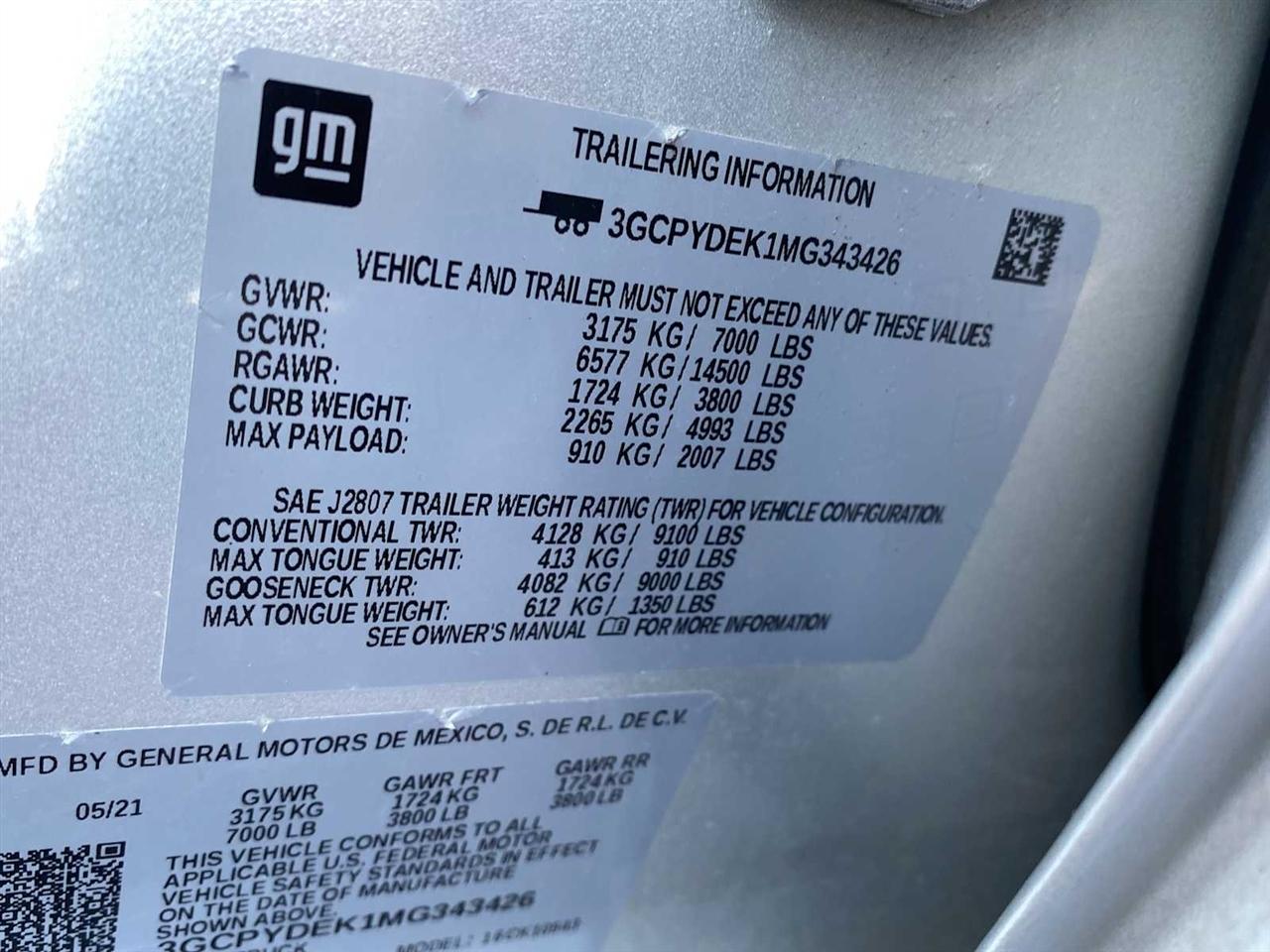 Chevrolet Silverado 1500 LT Crew Cab 4WD 2021