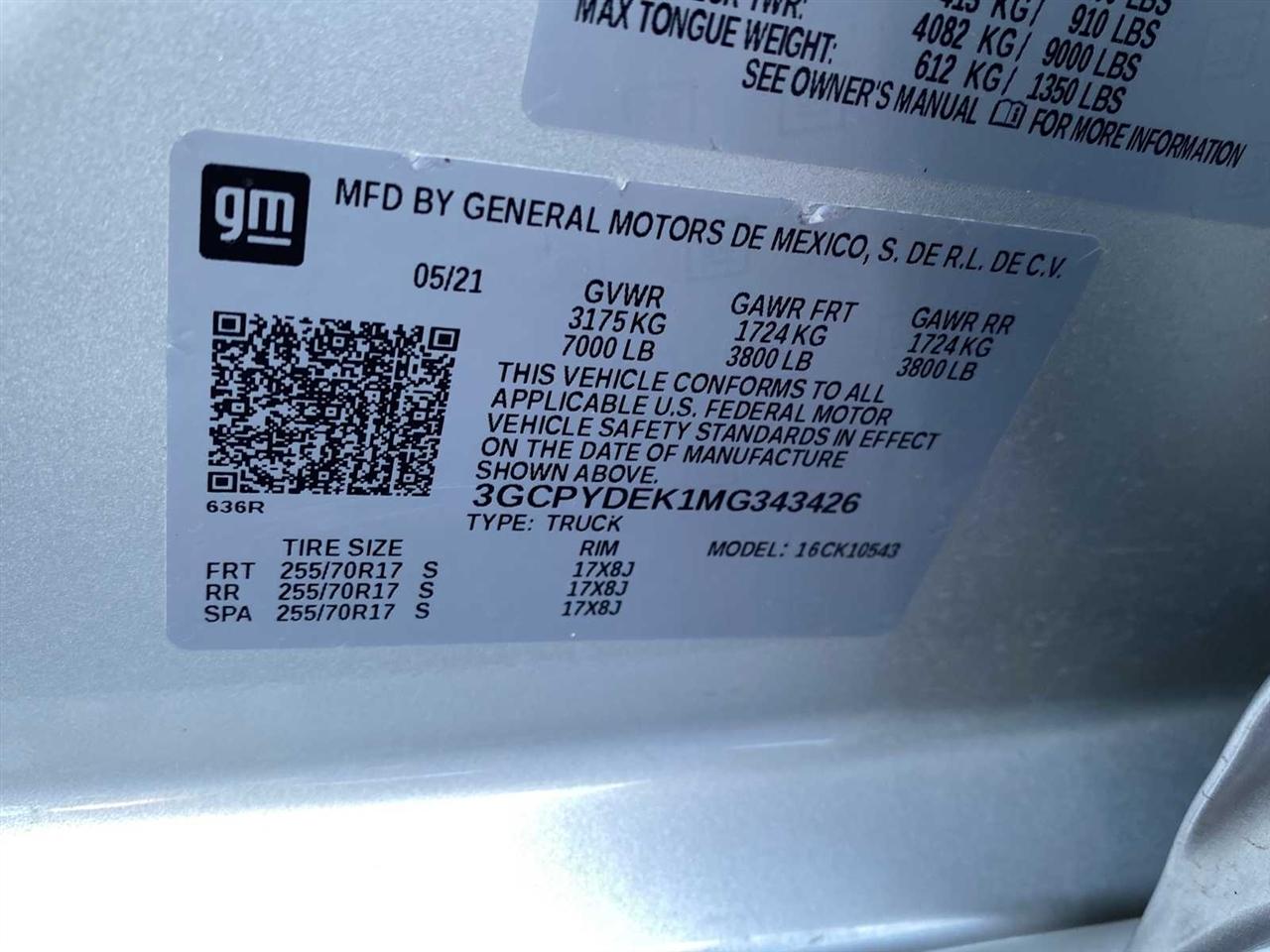 Chevrolet Silverado 1500 LT Crew Cab 4WD 2021