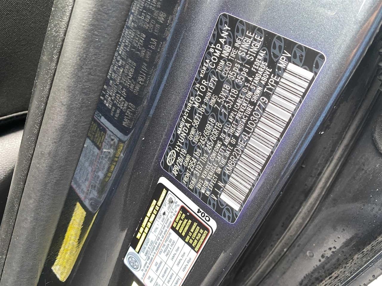 Hyundai Palisade SEL AWD 2020