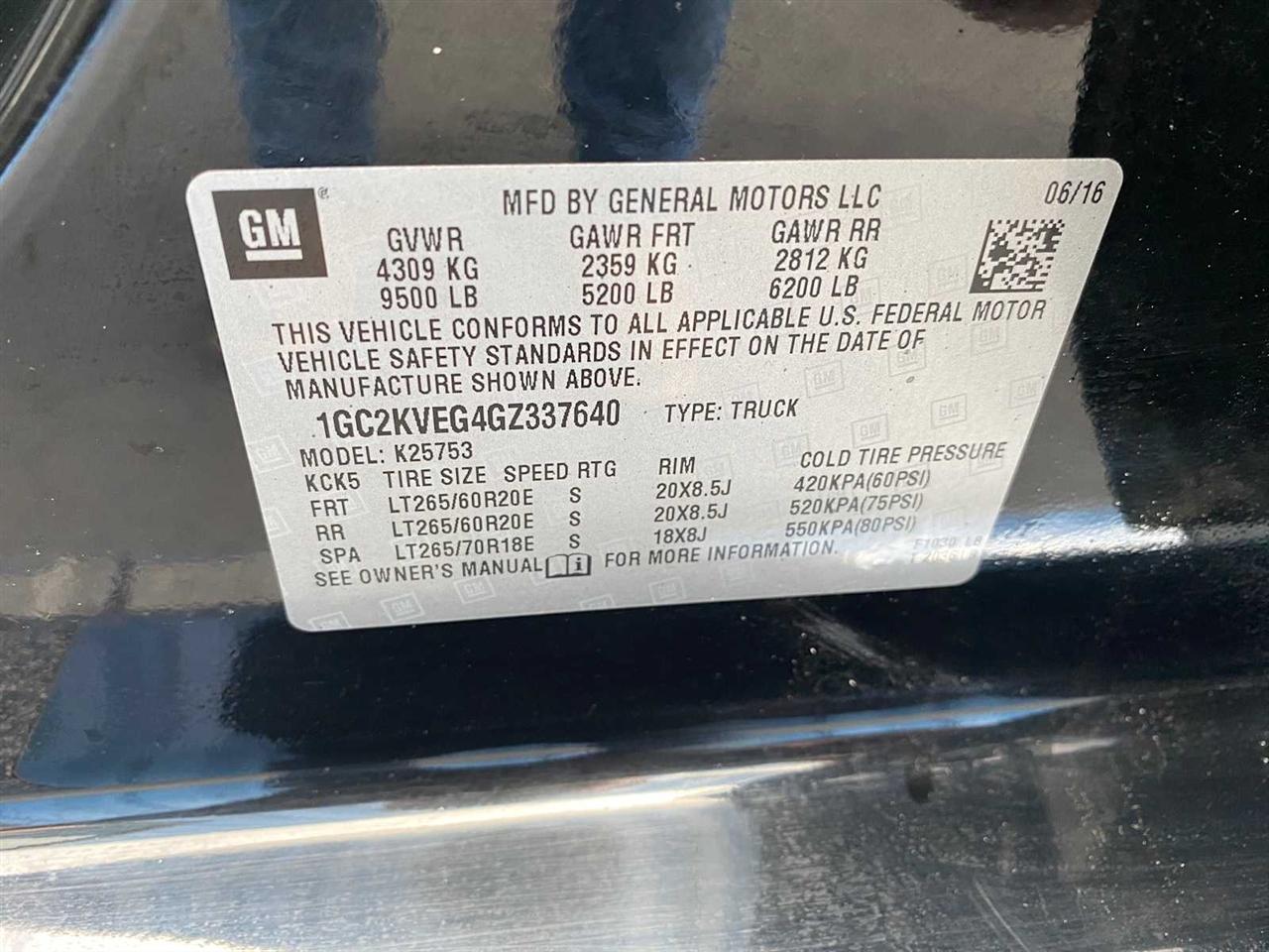 Chevrolet Silverado 2500HD LT Double Cab 4WD 2016