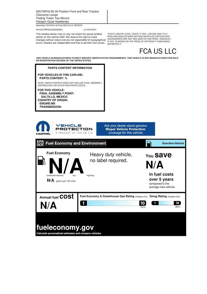 RAM 5500 Regular Cab 4WD DRW 2016