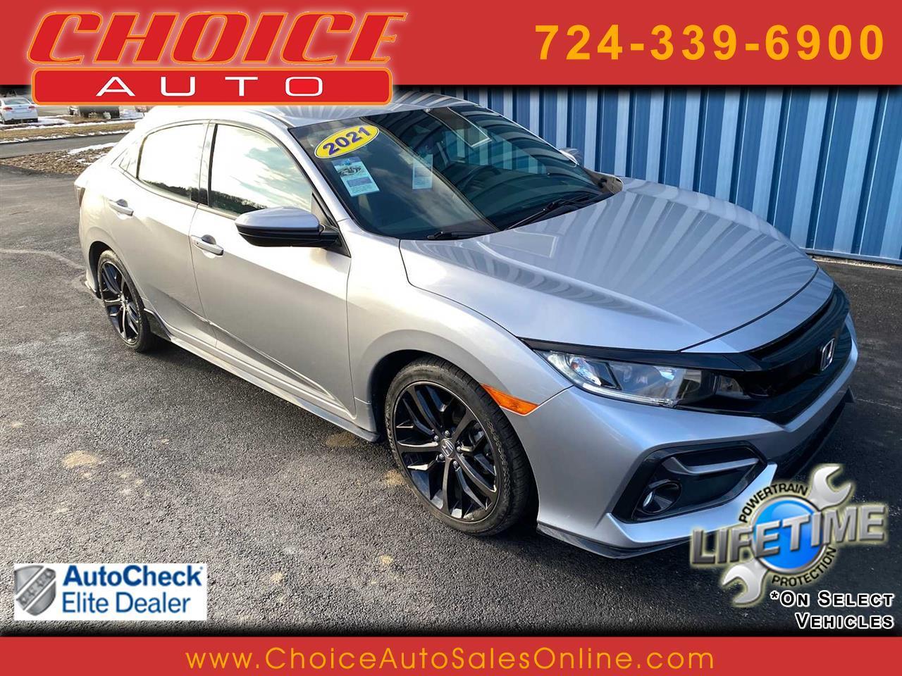 2021 Honda Civic Sport Hatchback CVT