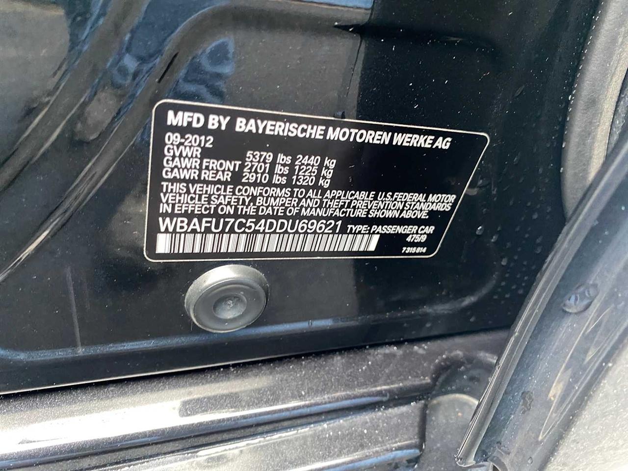 BMW 5-Series 535i xDrive 2013