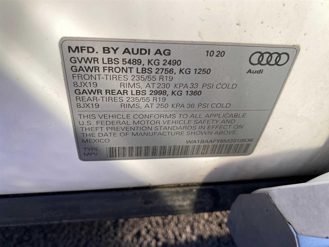 Audi Q5 2.0T Premium Plus quattro 2021