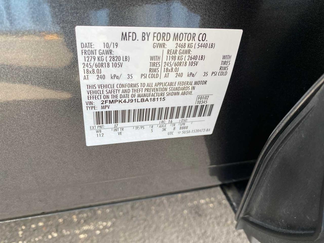 Ford Edge SEL AWD 2020