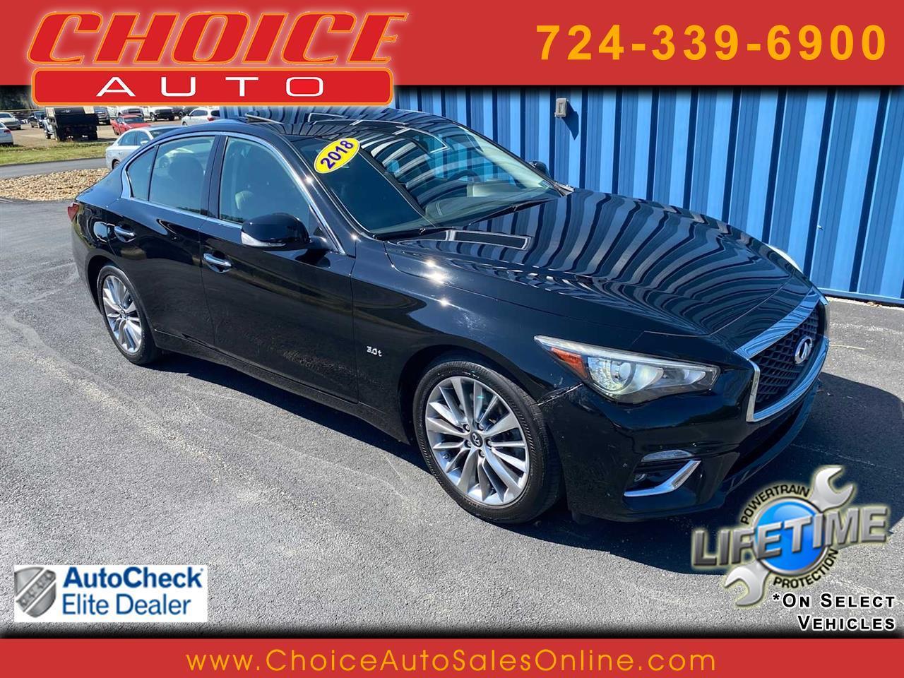 Infiniti Q50 3.0t LUXE AWD 2018