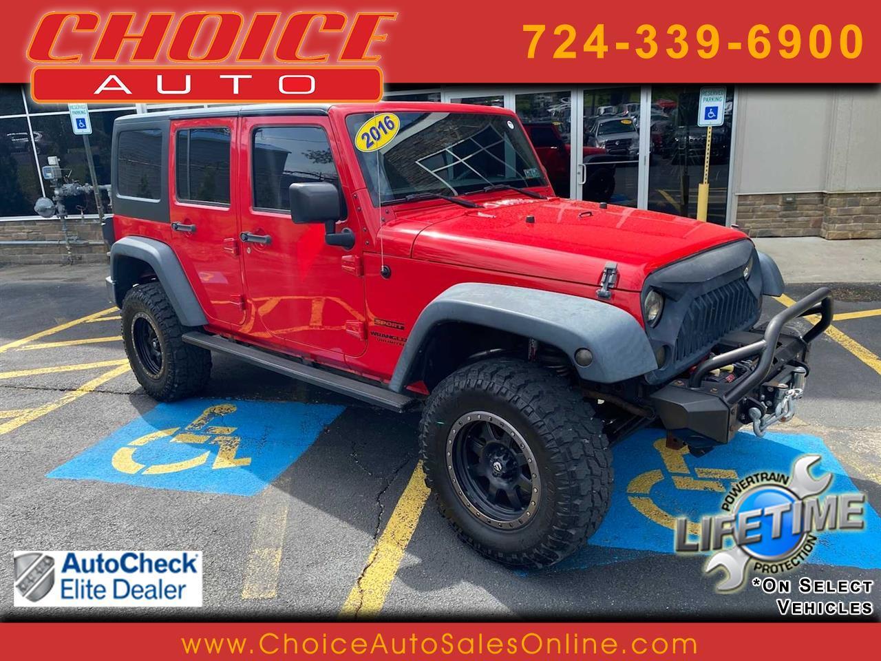 Jeep Wrangler Unlimited Sport 4WD 2016