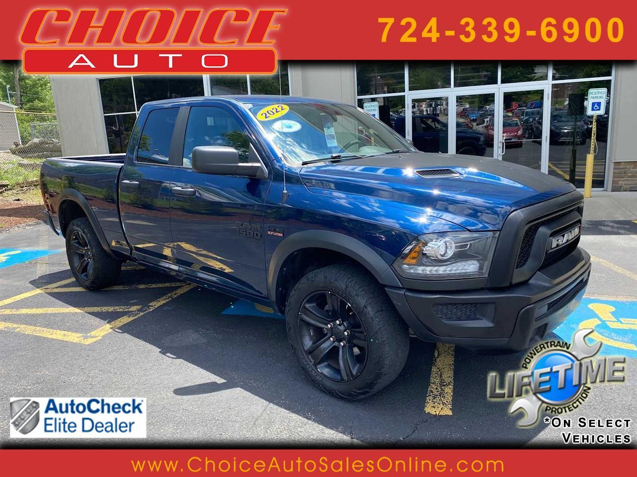 2022 RAM 1500 Classic Warlock 4x4 Quad Cab 6'4" Box