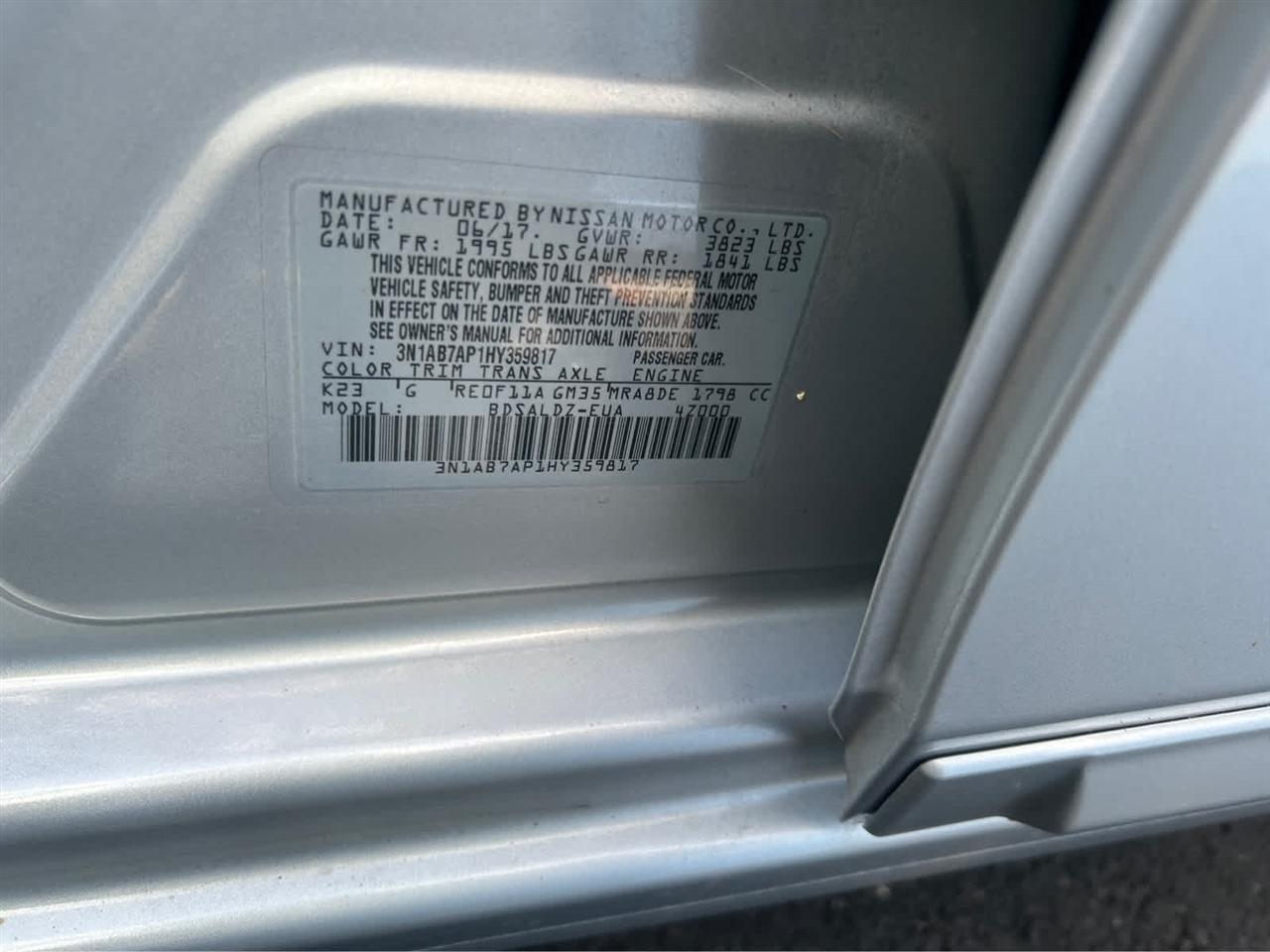 Nissan Sentra SV 2017