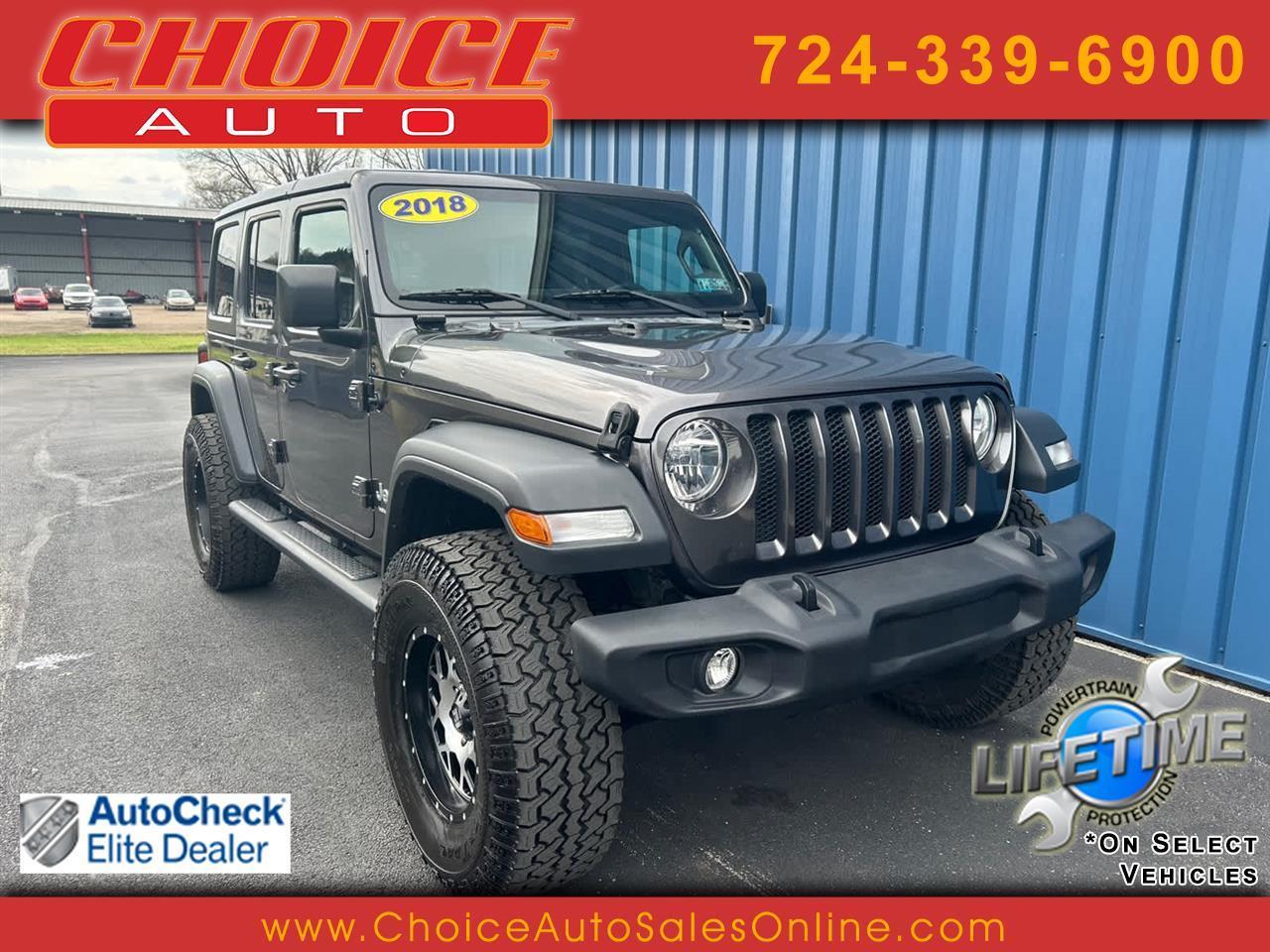Jeep Wrangler Unlimited Sport 2018