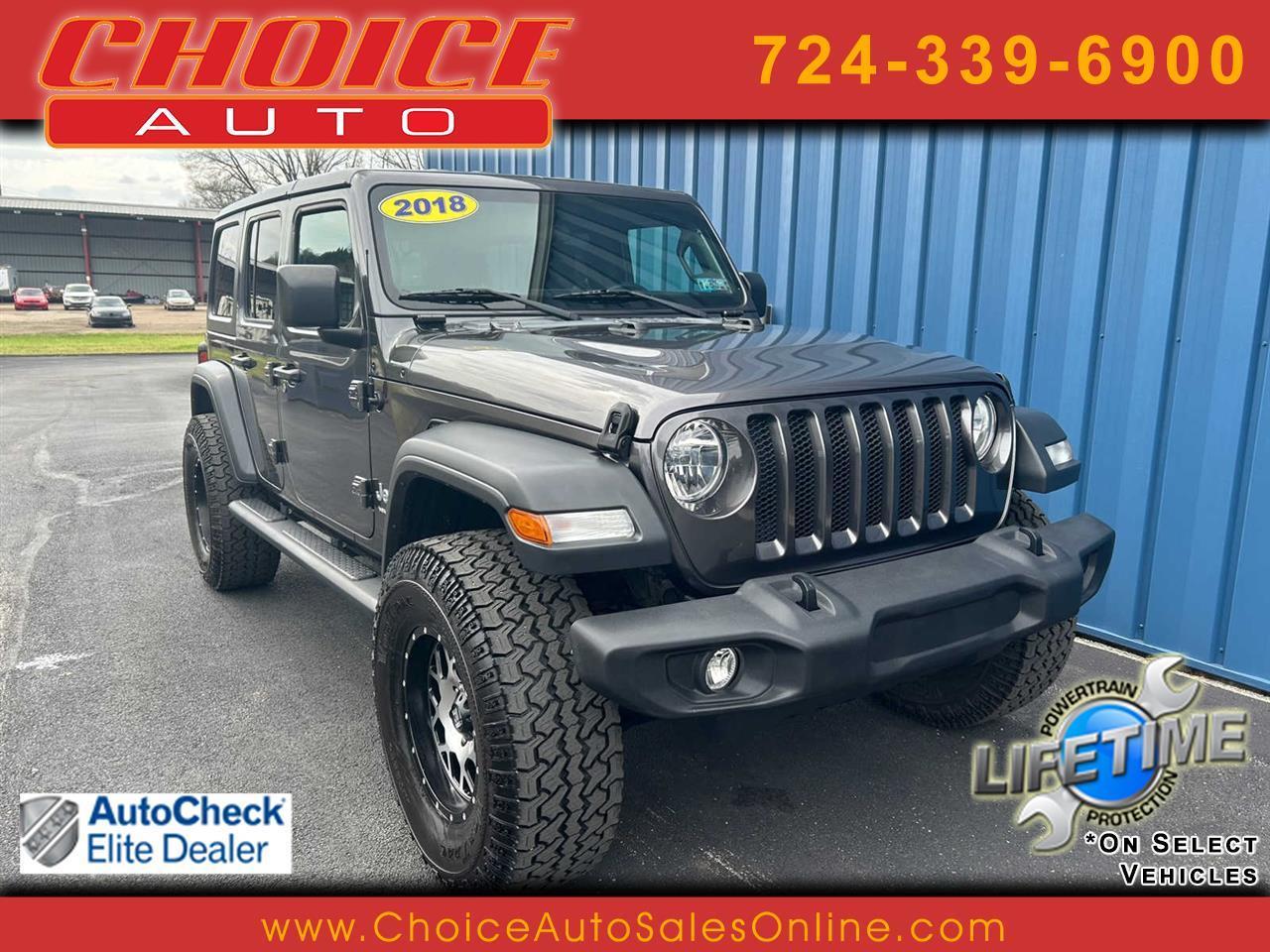 Jeep Wrangler Unlimited Sport 2018