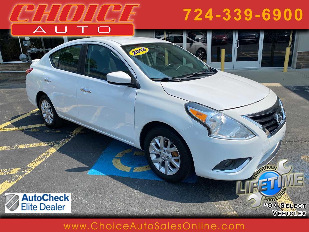 2018 Nissan Versa 1.6 SV Sedan