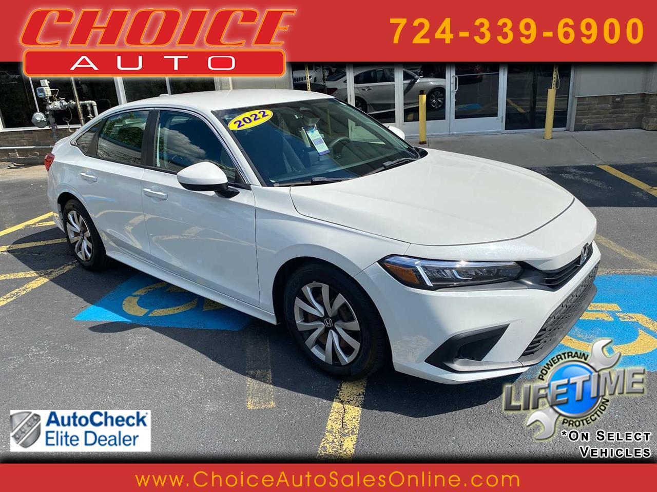 Honda Civic LX Sedan CVT 2022