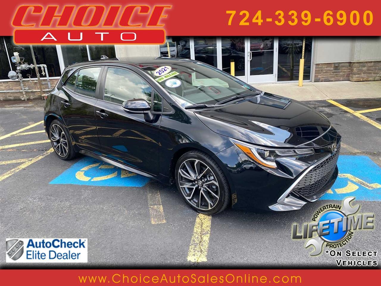 Toyota Corolla XSE Hatchback CVT 2021