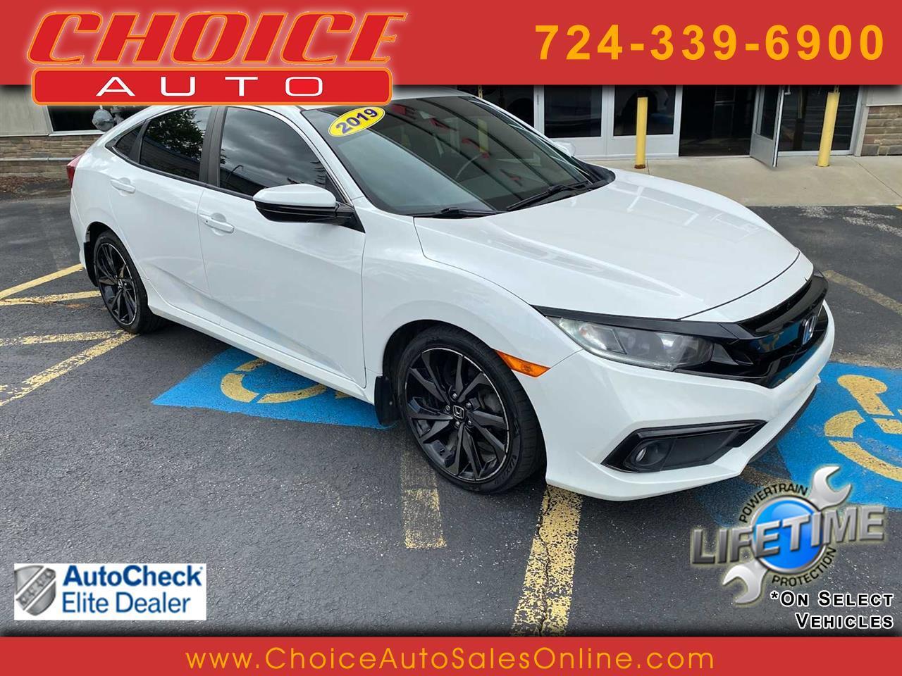 Honda Civic EX Honda Sensing Sedan CVT 2019
