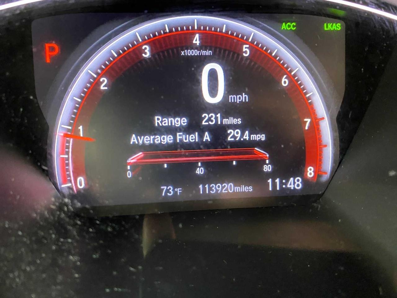 Honda Civic EX Honda Sensing Sedan CVT 2019
