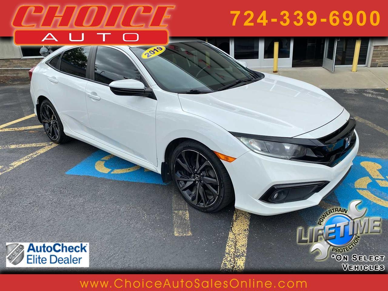 Honda Civic EX Honda Sensing Sedan CVT 2019
