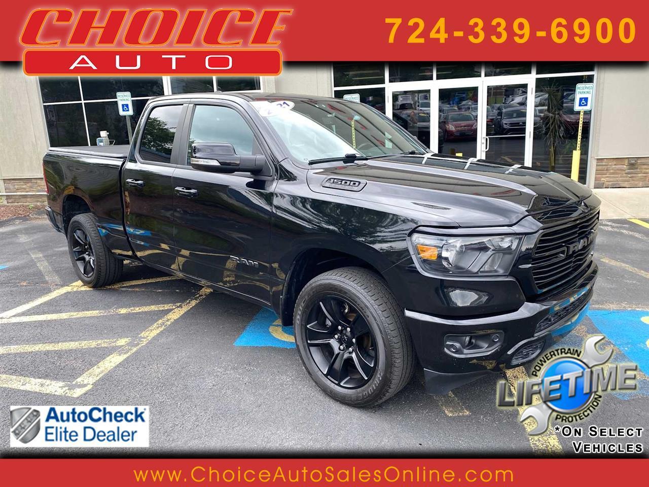 RAM 1500 Big Horn Quad Cab 4WD 2021