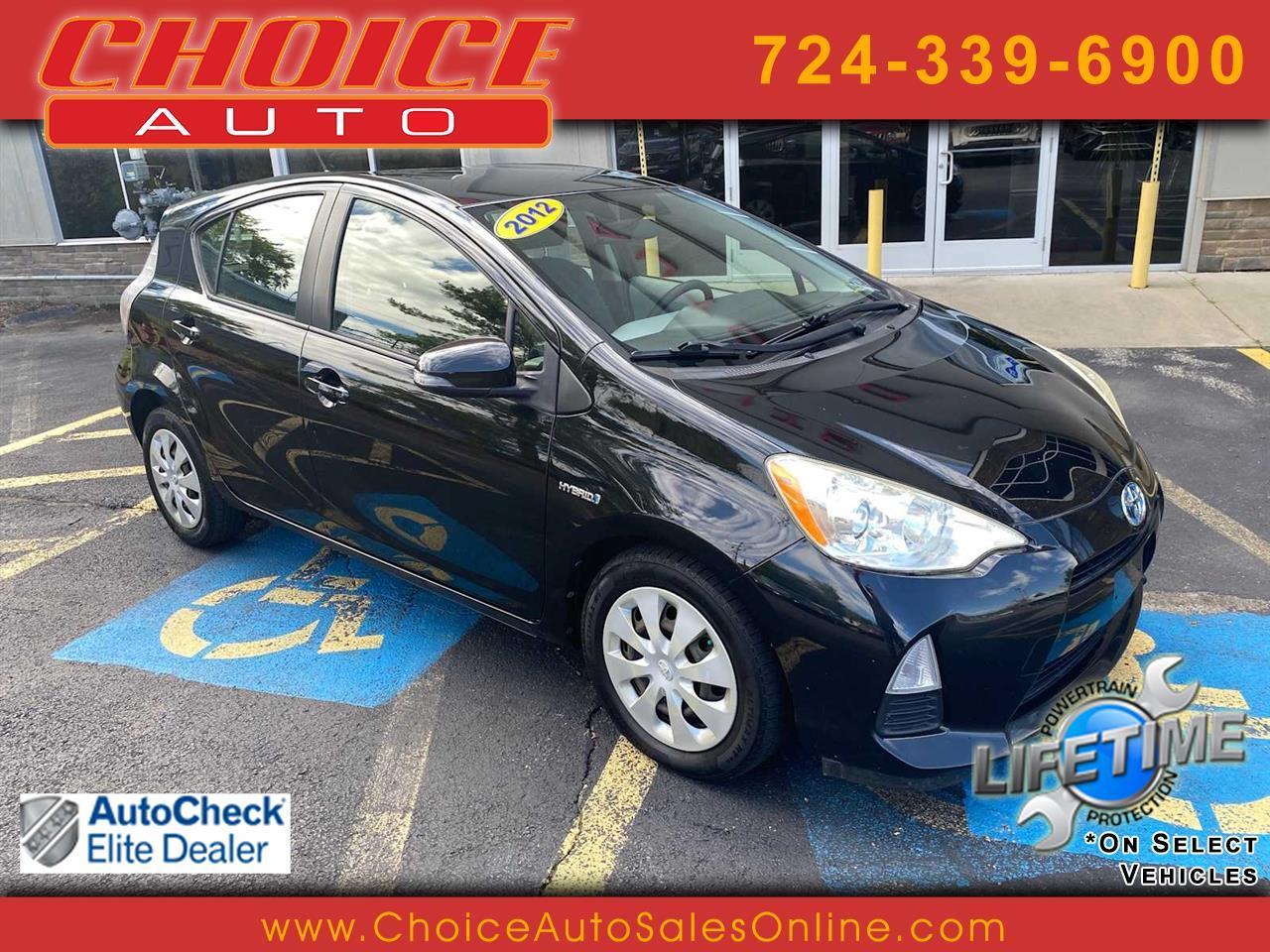 2012 Toyota Prius c Three