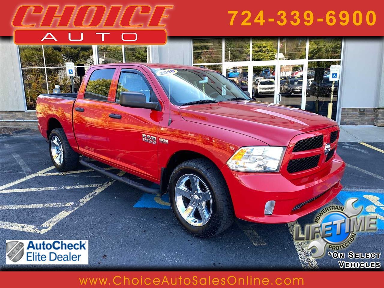 2018 RAM 1500 Tradesman Crew Cab SWB 4WD